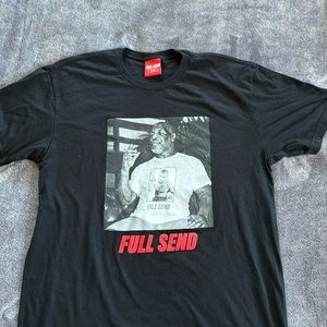 Full Send / Mike Tyson Black T Shirt Size L